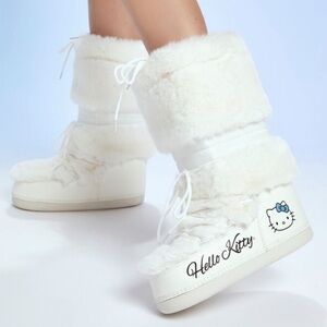 Forever 21 Hello Kitty Fur Boots